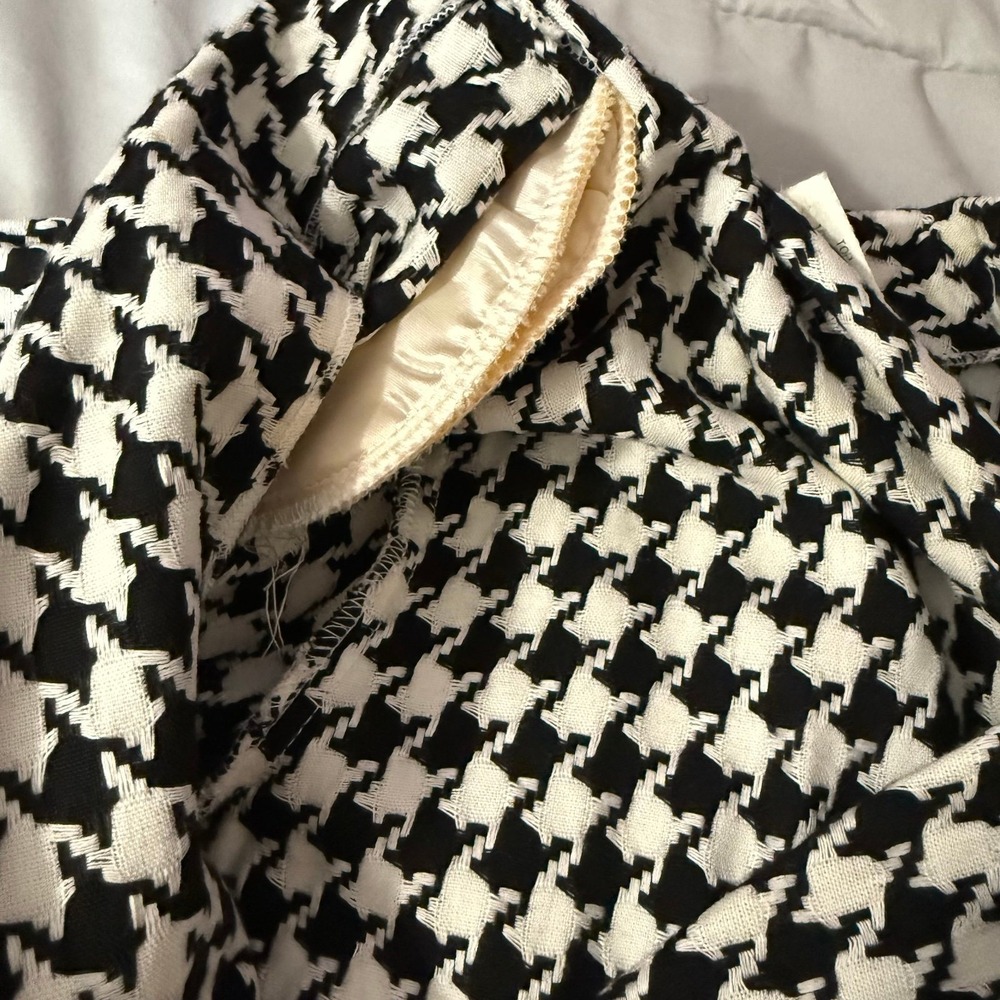 Vintage Jean Leslie houndstooth‎ knit dress 12M - Picture 9 of 9